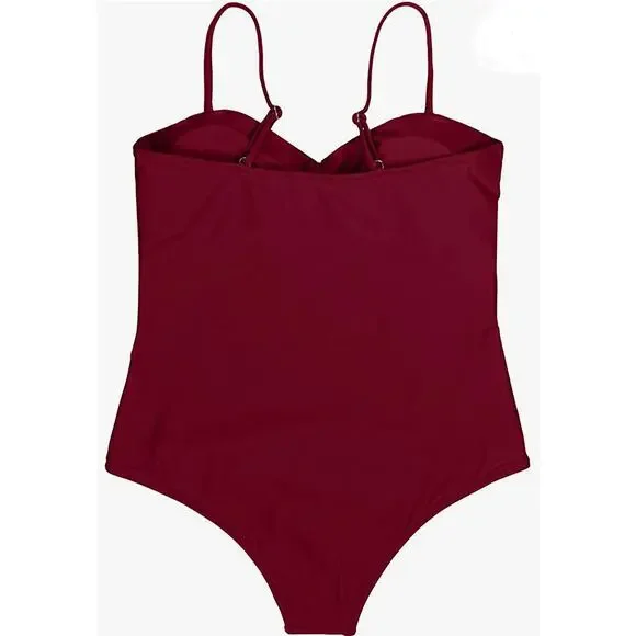 Women’s Plus Size Cut Out One Piece Swimsuit - Size X-Large - Picture 3 of 6